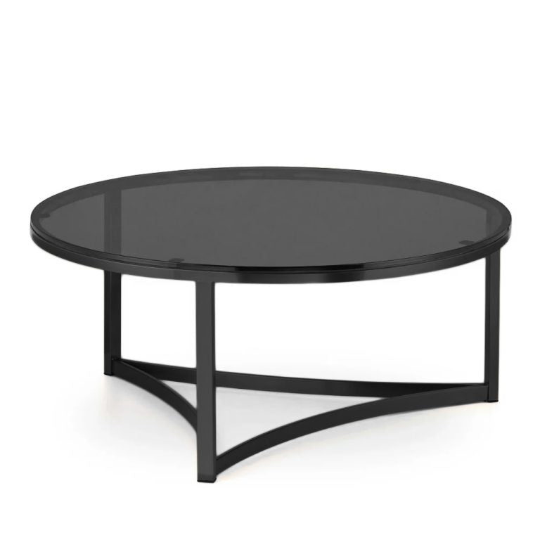Kafijas galdiņs Dot Design Marron stikls 91x40 cm melns - N1 Home
