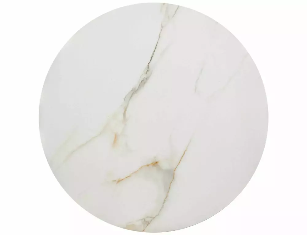 Kafijas galdiņš APENA balts/zelts - N1 Home