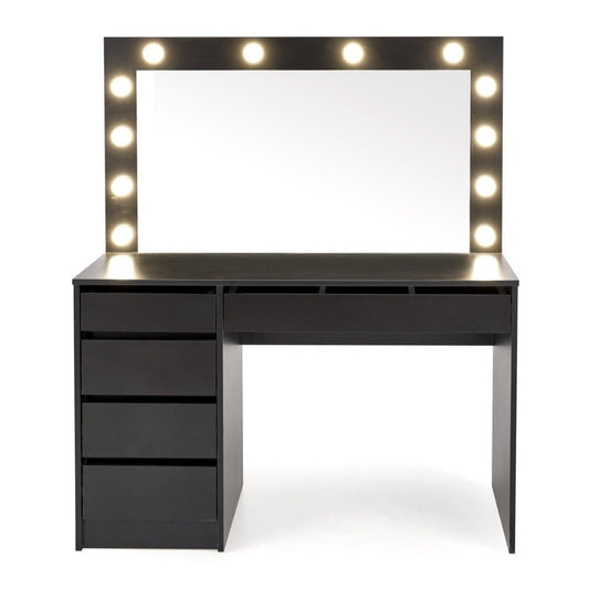 HLM melna konsole ar gaismu 120/55/140 cm - N1 Home