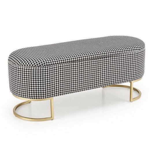 Sols HR 105/40/42 cm melns/balts/zelts - N1 Home
