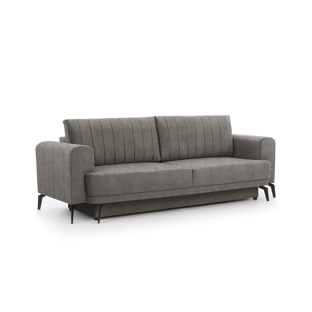 Dīvāns KOMO 250/73-90/100 cm tumši pelēks - N1 Home