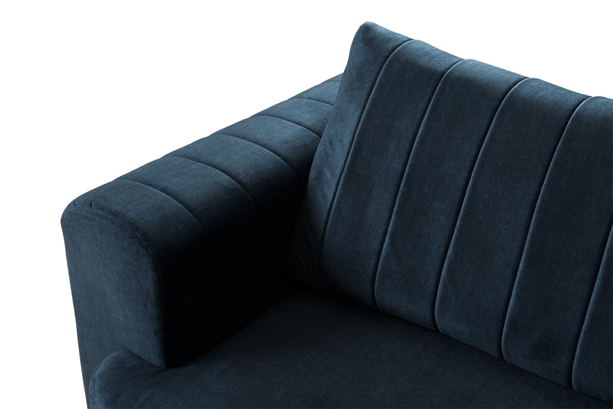 Dīvāns KOMO 250/73-90/100 cm tumši zils - N1 Home