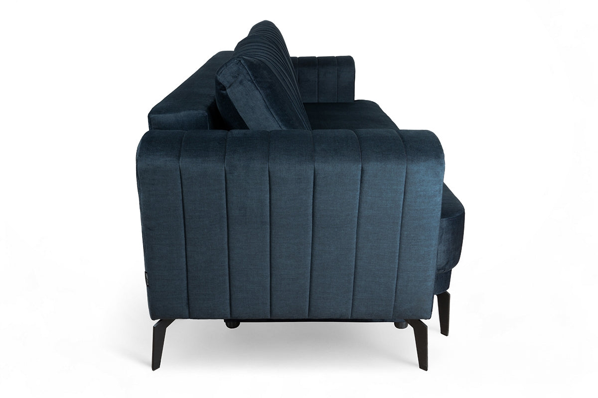 Dīvāns KOMO 250/73-90/100 cm tumši zils - N1 Home