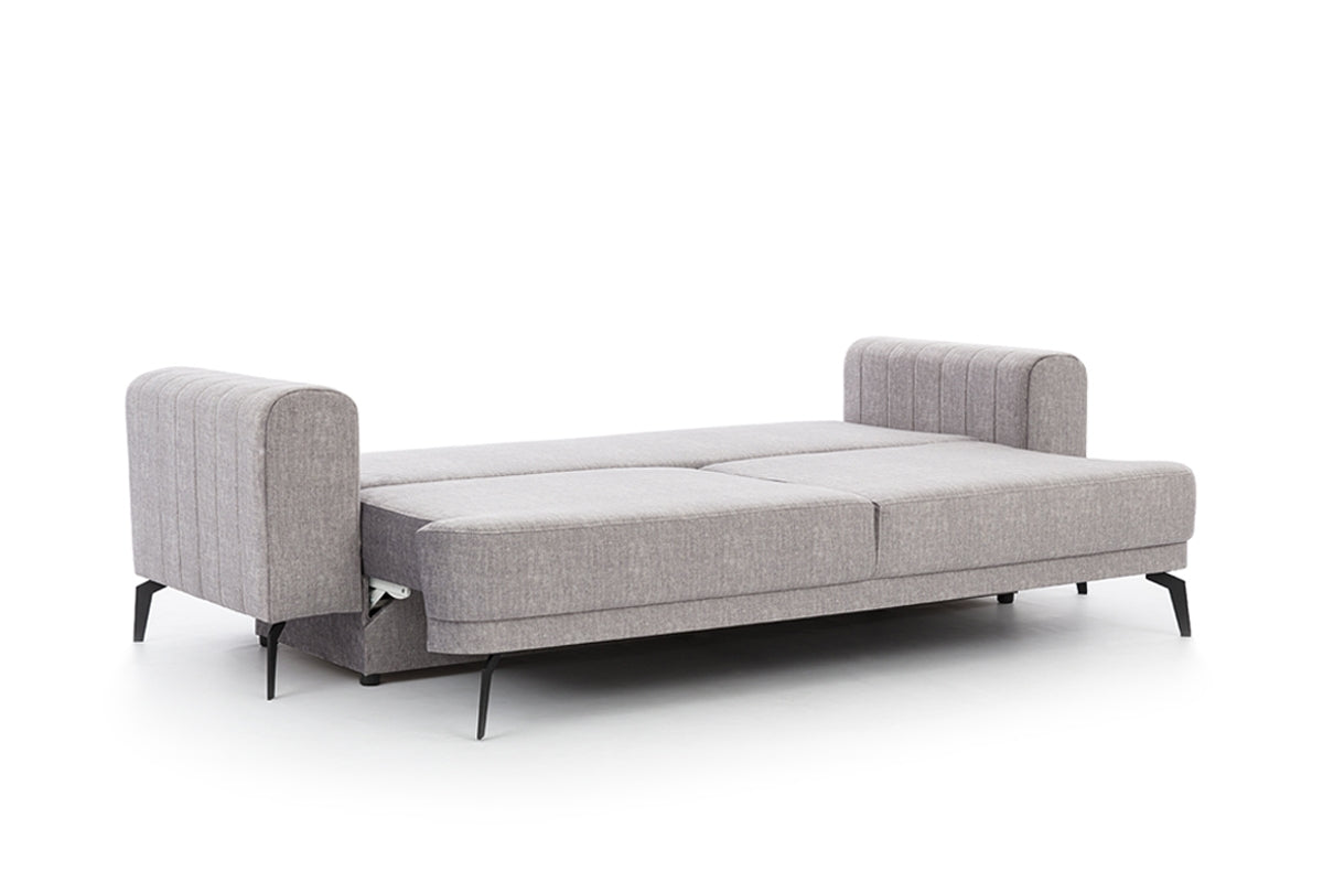Dīvāns KOMO 250/73-90/100 cm pelēks - N1 Home