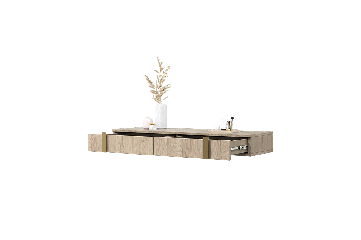 Konsole  VECA 120/15/40 zelts/ dabīgs - N1 Home