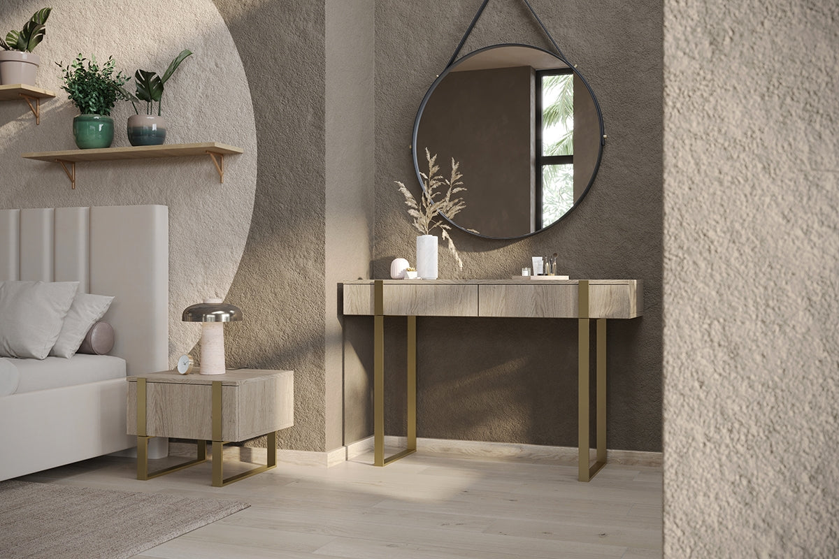 Konsole  VECA 120/78/40 zelts/dabīgs - N1 Home