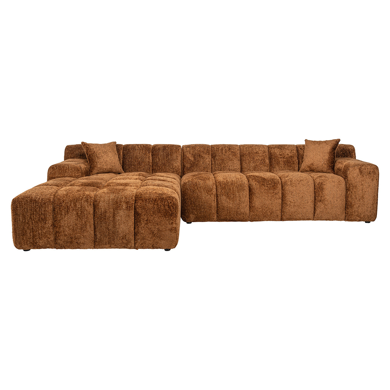 Диван Cube Richmond Interiors 76/325/195 см Be Lovely 603 Cinnamon