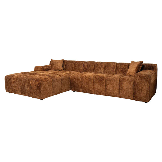 Диван Cube Richmond Interiors 76/325/195 см Be Lovely 603 Cinnamon