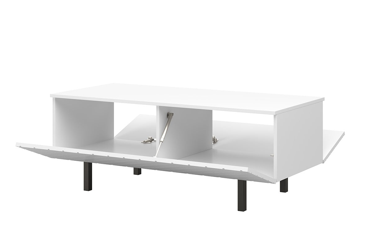 Kafijas galdiņš LUKKAII 120/46/55 melns/ balts - N1 Home