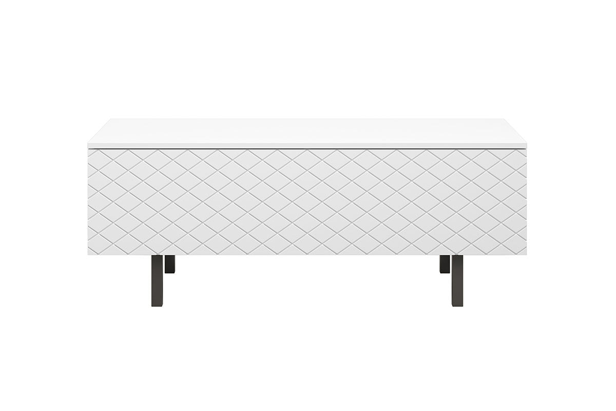 Kafijas galdiņš LUKKAII 120/46/55 melns/ balts - N1 Home