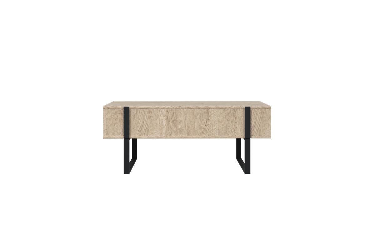 Kafijas galdiņš VECA 120/48/60 melns/ dabīgs - N1 Home