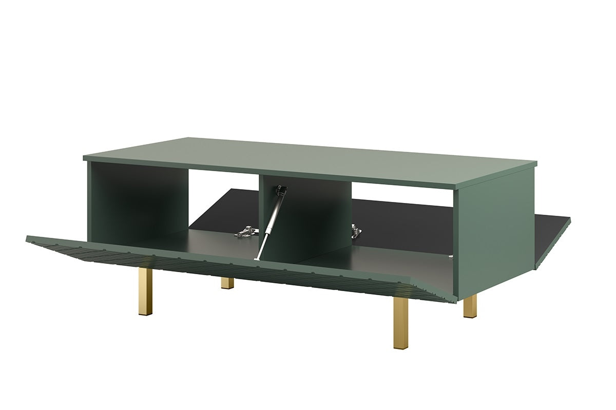 Kafijas galdiņš LUKKAII 120/46/55 zelts/olives - N1 Home