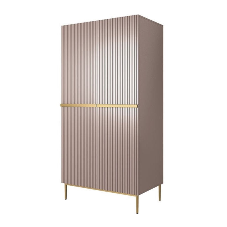 Skapis AUSTIN zelta 100/220/62 antik rozā - N1 Home
