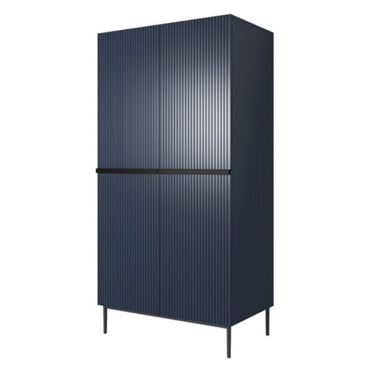 Skapis AUSTIN melns 100/220/62 zils - N1 Home