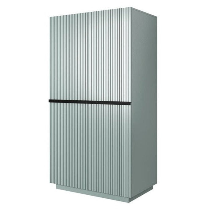 Skapis AUSTIN melns 100/207/62 debesjums zils - N1 Home