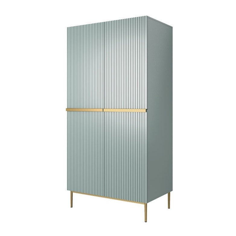 Skapis AUSTIN zelta 100/220/62 debesjums zils - N1 Home