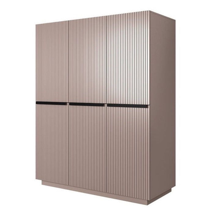 Skapis AUSTIN melns 150/207/62 antik rozā - N1 Home