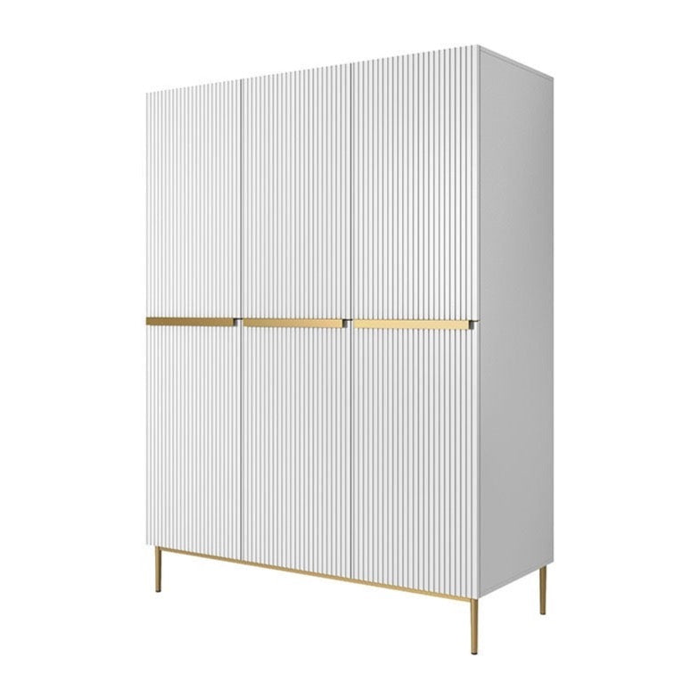 Skapis AUSTIN zelta 150/220/62 balts - N1 Home