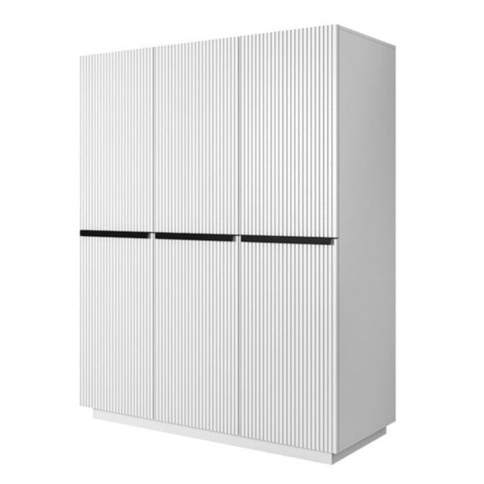 Skapis AUSTIN melns 150/207/62 balts - N1 Home