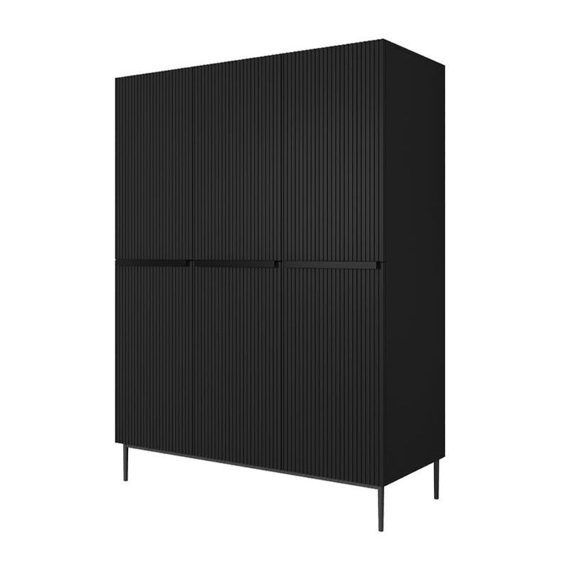 Skapis AUSTIN melns 150/220/62 melns - N1 Home