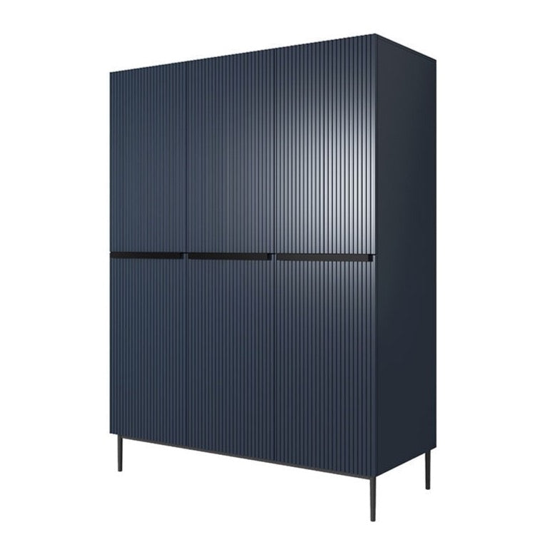 Skapis AUSTIN melns 150/220/62 zils - N1 Home