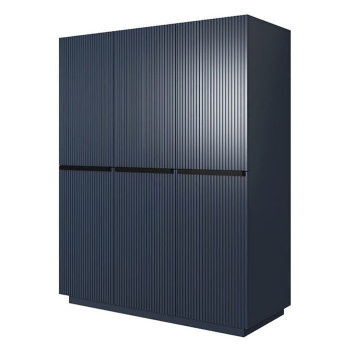 Skapis AUSTIN melns 150/207/62 zils - N1 Home