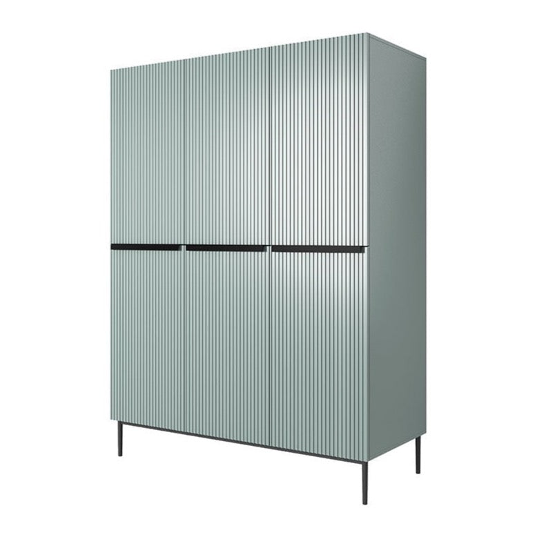 Skapis AUSTIN melns 150/220/62 debesjums zils - N1 Home