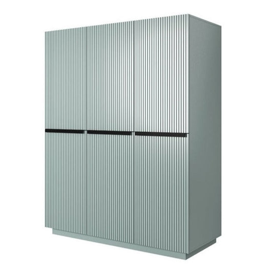Skapis AUSTIN melns 150/207/62 debesjums zils - N1 Home
