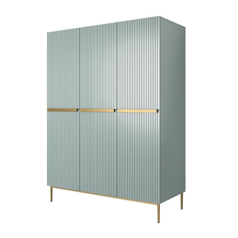 Skapis AUSTIN zelta 150/220/62 debesjums zils - N1 Home