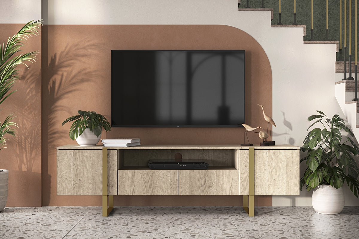 Kumode RTV  VECA 200/57/45 zelts/ dabīgs - N1 Home