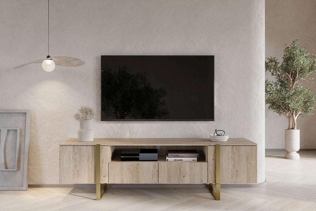 Kumode RTV  VECA 200/57/45 zelts/ dabīgs - N1 Home